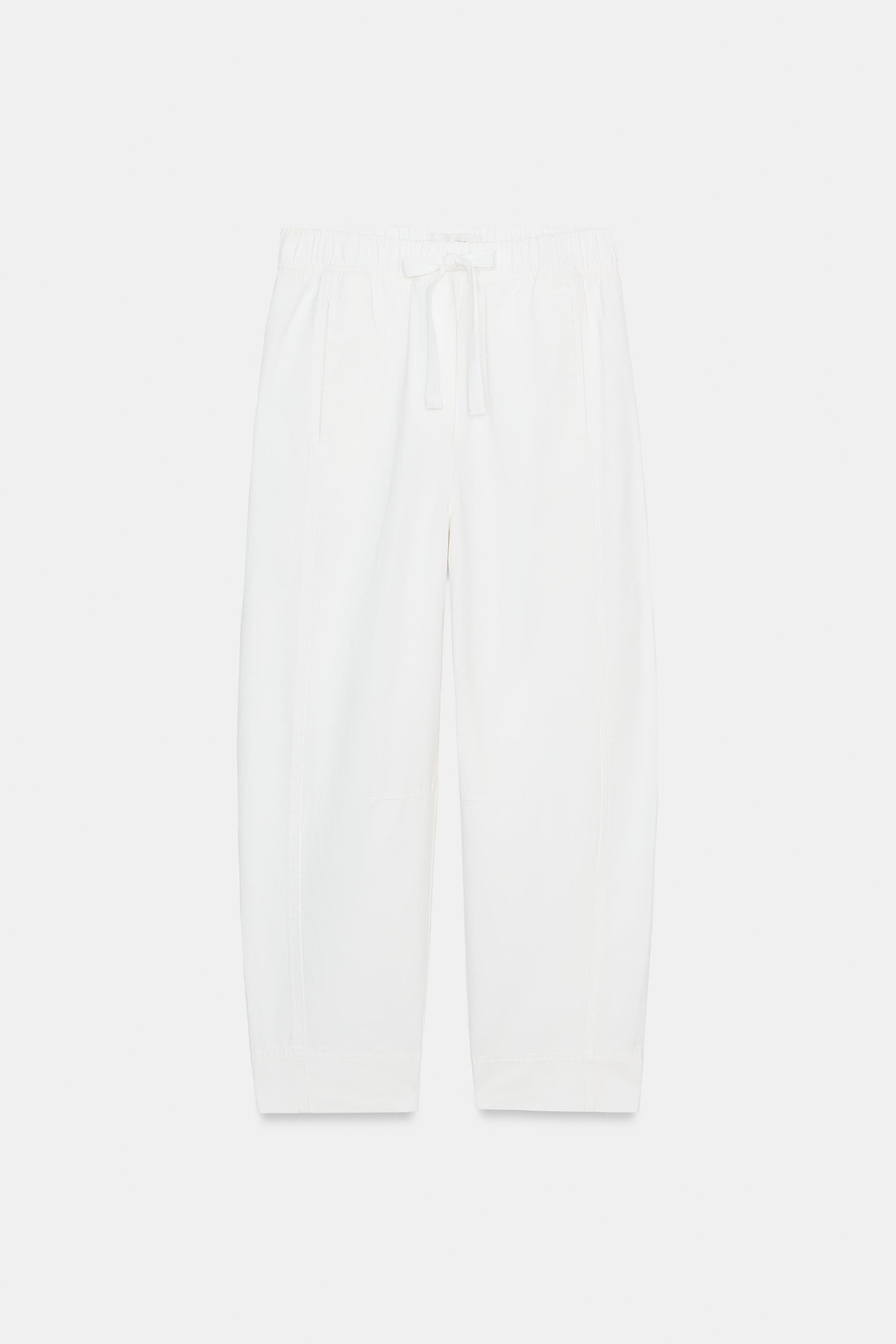 PANTALON À TAILLE ÉLASTIQUE