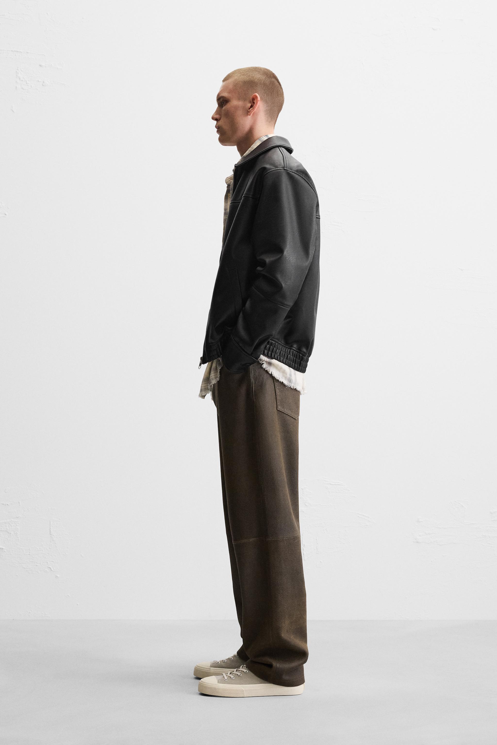限定値下】Zara 本革 レザージャケット A-2 シープレザー 羊革