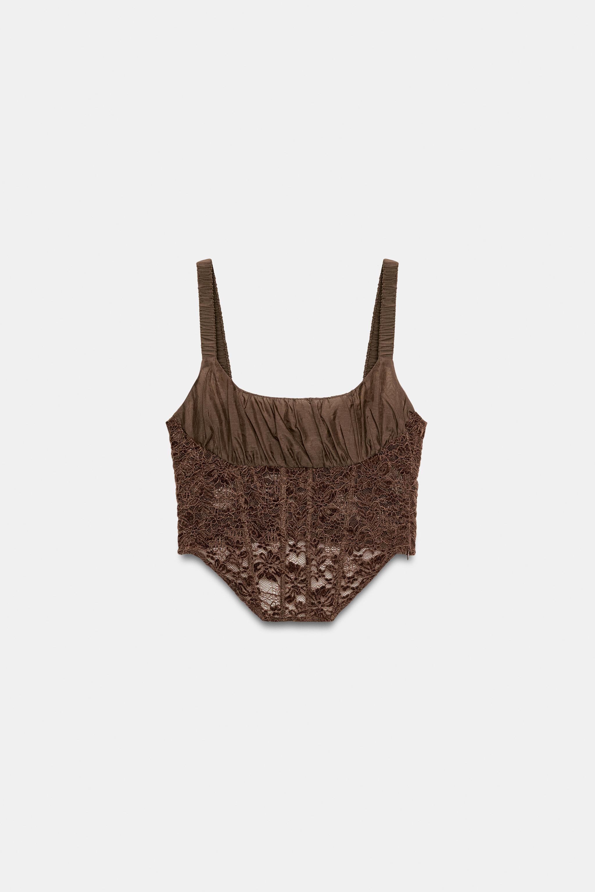 TOP STYLE CORSET EN DENTELLE