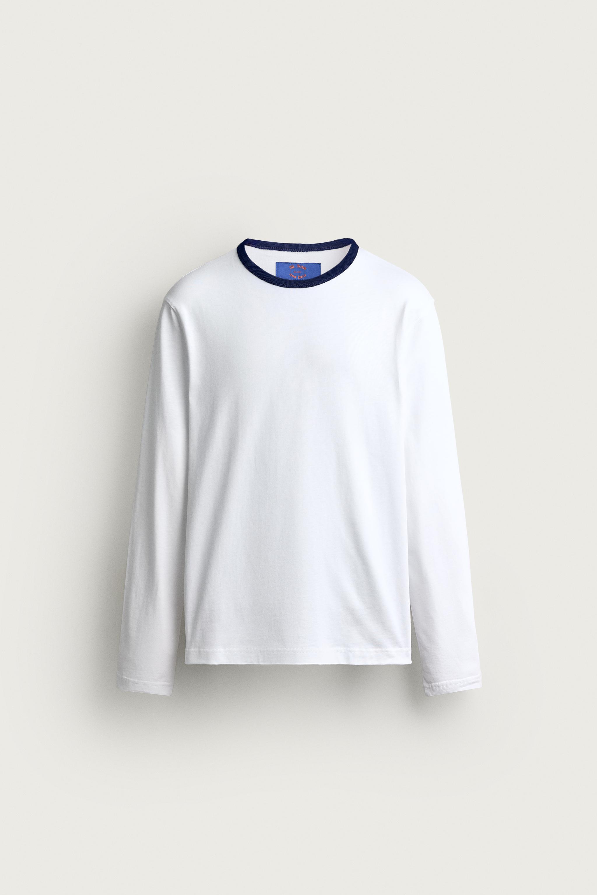T-SHIRT CONTRASTE 0FR. PARIS X ZARA