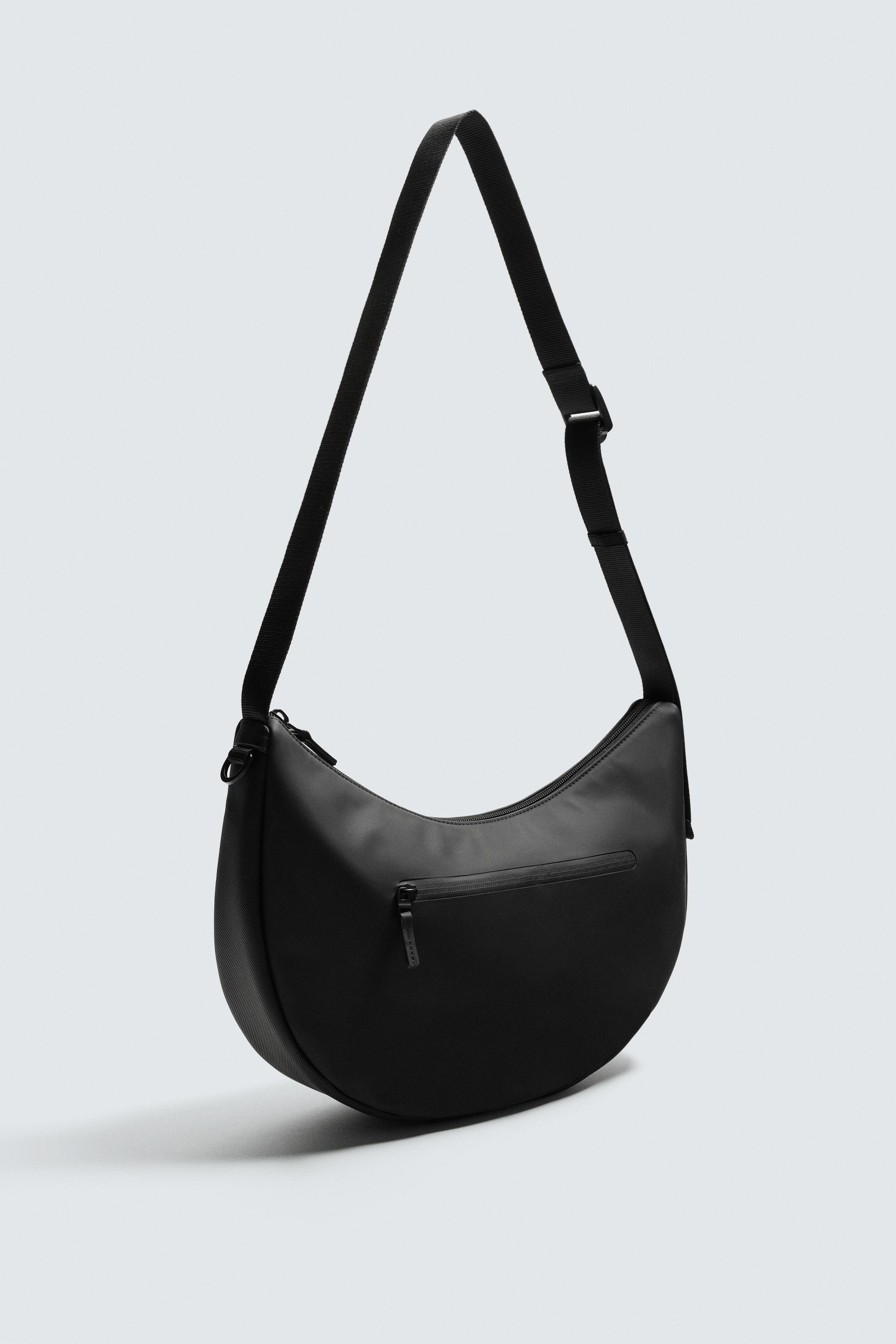 ラバーフィニッシュショルダーバッグ - ブラック | ZARA Japan / 日本