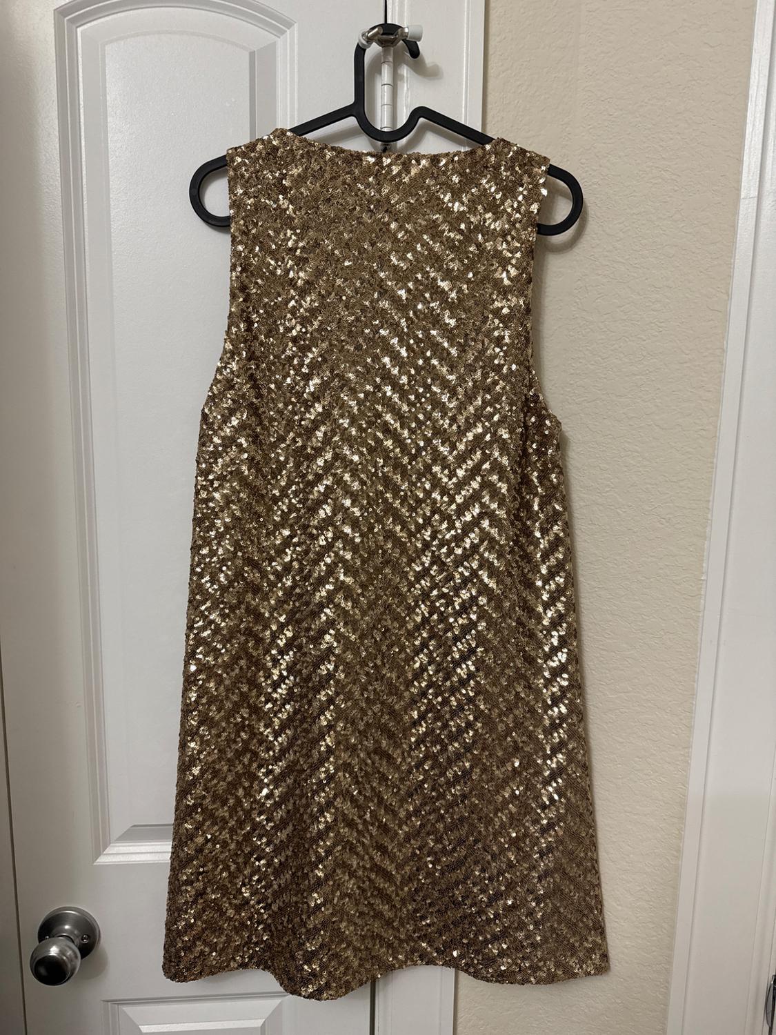 SEQUIN KNIT MINI DRESS - Image 3