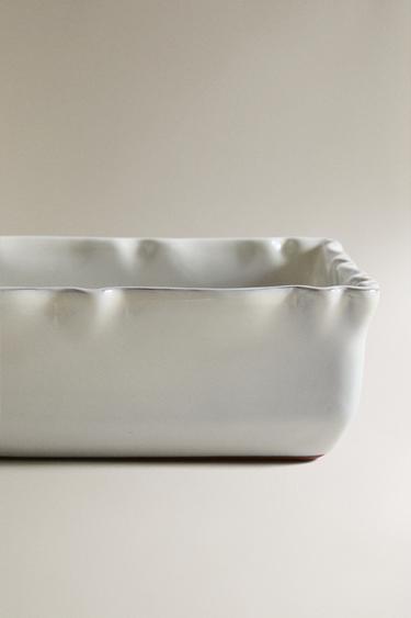 PLAT FOUR FAÏENCE TEXTURÉE - Gris / Beige de Zara - Image 3