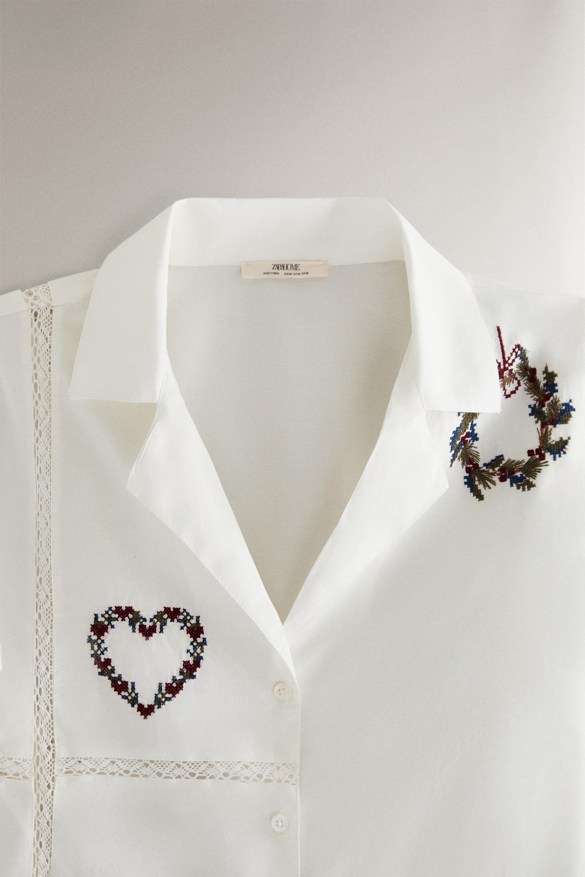 CHRISTMAS EMBROIDERED SHIRT