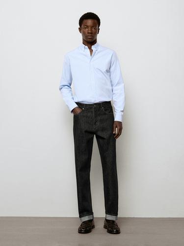 Selvedge fit jeans — Black 1