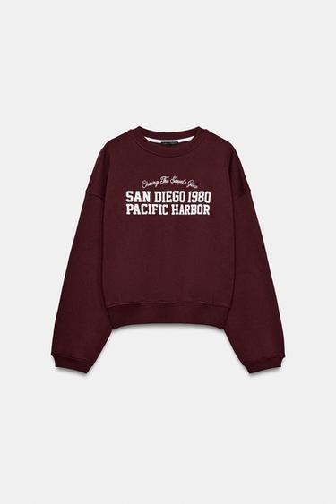 SUDADERA TEXTO - Vino de Zara