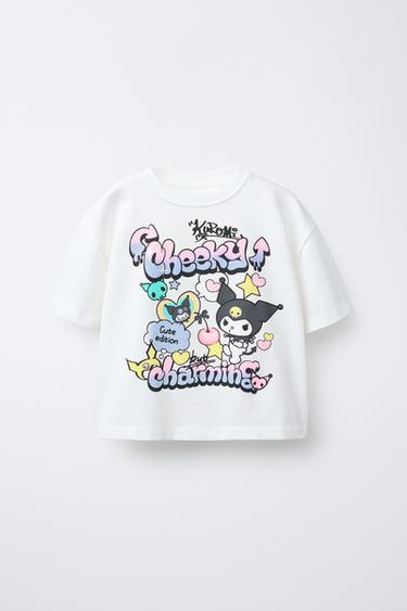 KUROMI © SANRIO PRINT T-SHIRT - White by Zara