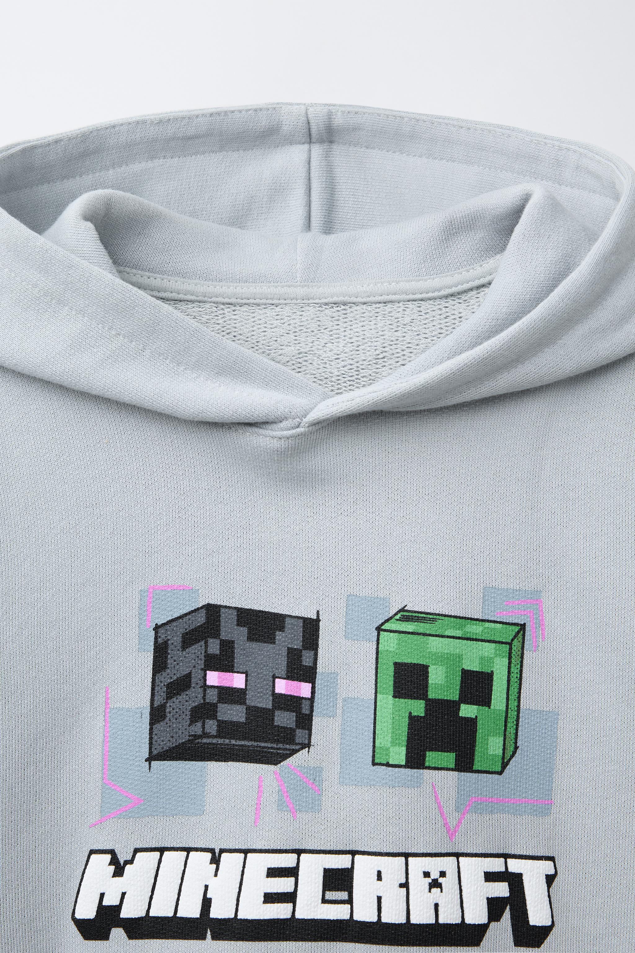 MINECRAFT © MOJANG AB ™ HOODIE SWEATSHIRT - Ice | ZARA