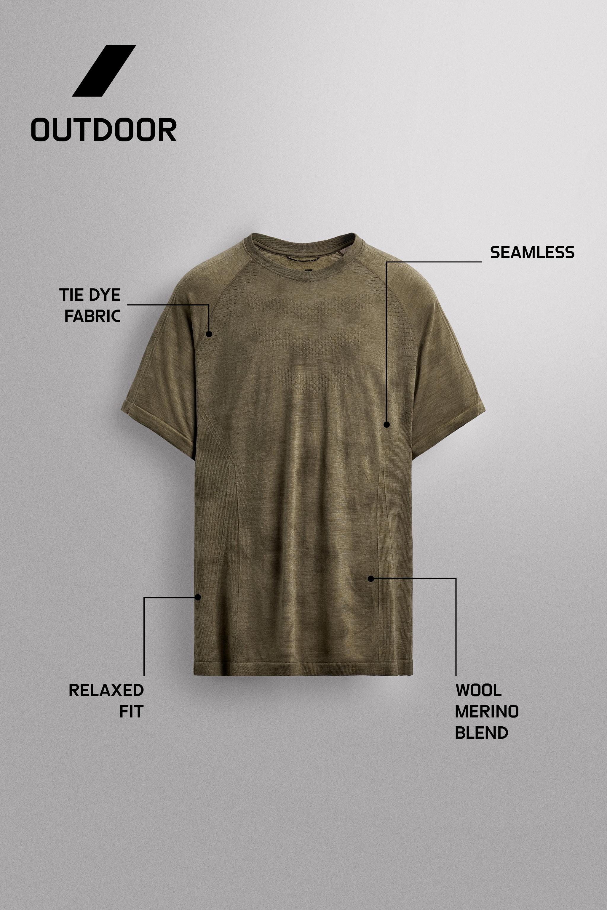 WOOL BLEND BASE LAYER T-SHIRT