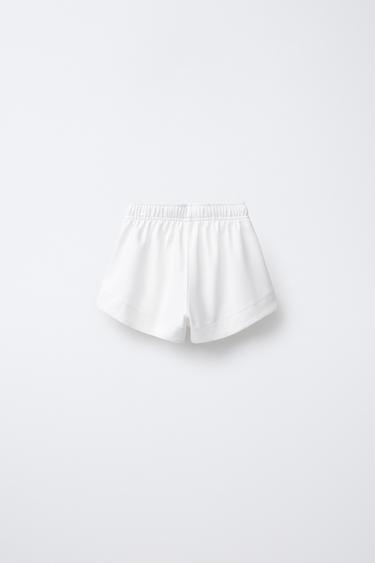 BERMUDA SHORTS WITH PIPING DETAIL - Oyster-white by Zara - Image 1