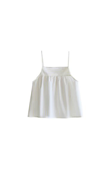 STRIPED STRAPPY TOP - أصفر الخاص بـ Zara