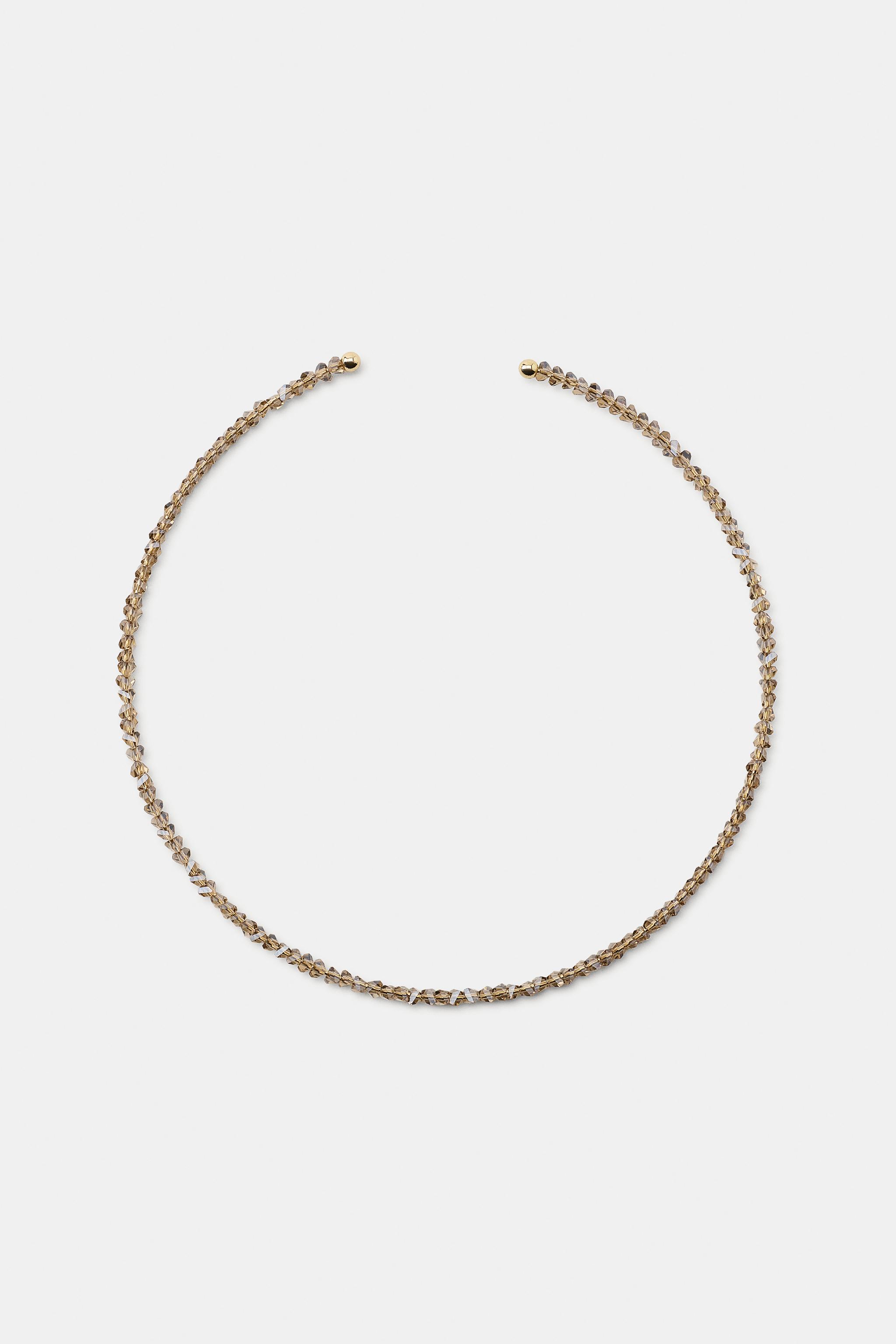 RHINESTONE CHOKER NECKLACE
