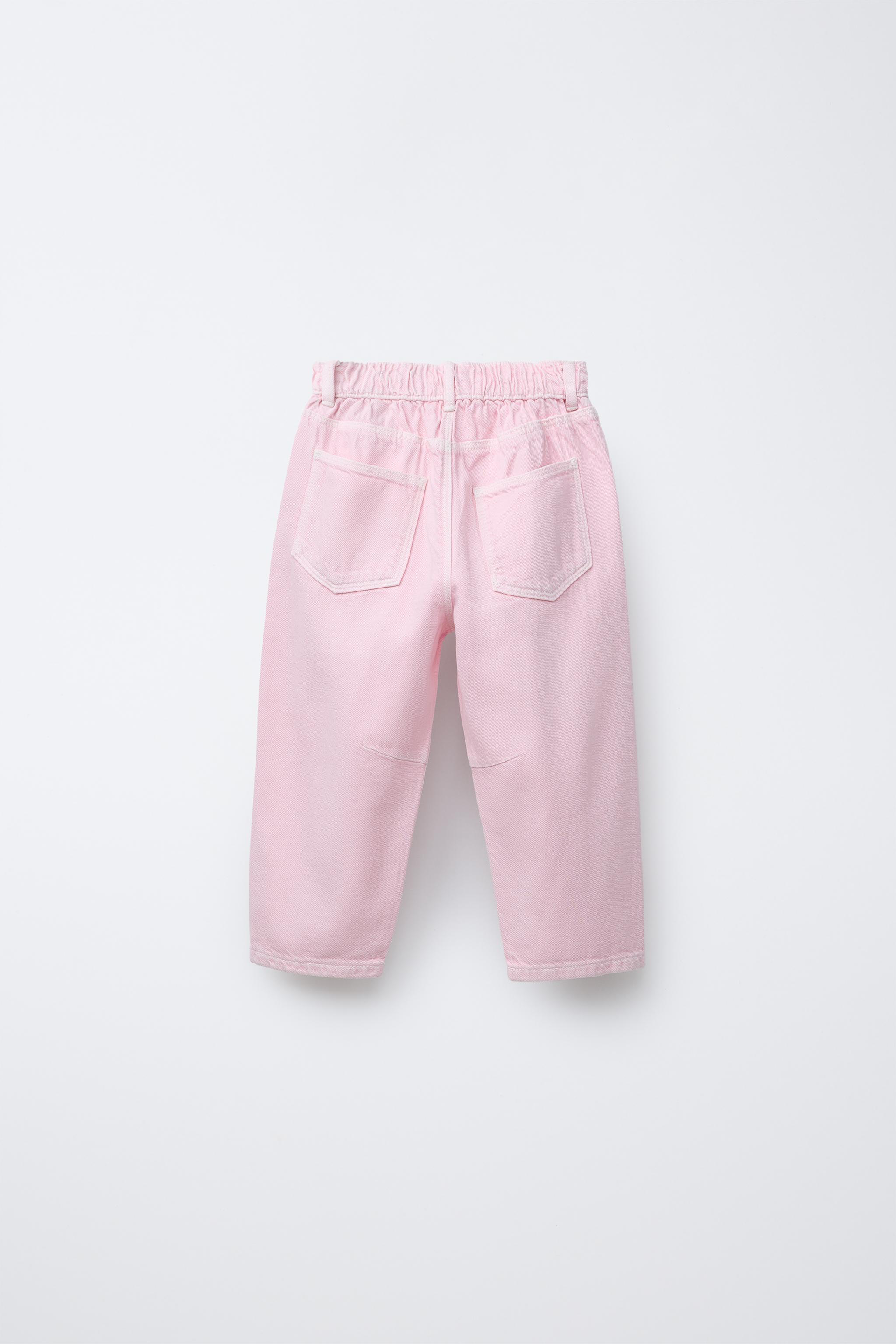 TWILL BALLOON PANTS - Pink | ZARA United States