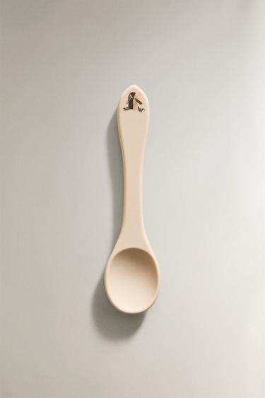 KIDS' RABBIT SILICONE SPOON - Multicoloured by Zara