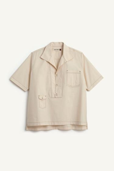 SLR SHRT - Ecru by Zara