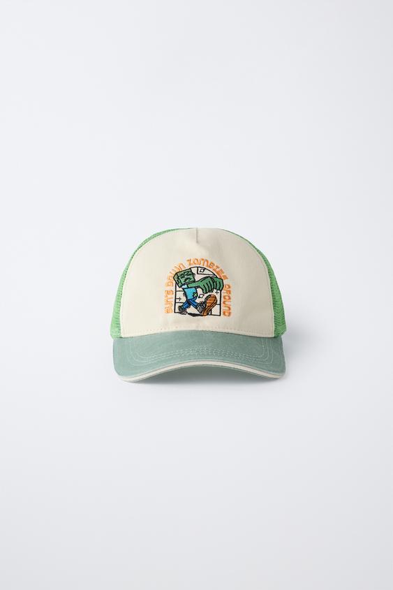 GORRA REJILLA MINECRAFT © MOJANG AB. ™ - Verde de Zara - Imagen 0