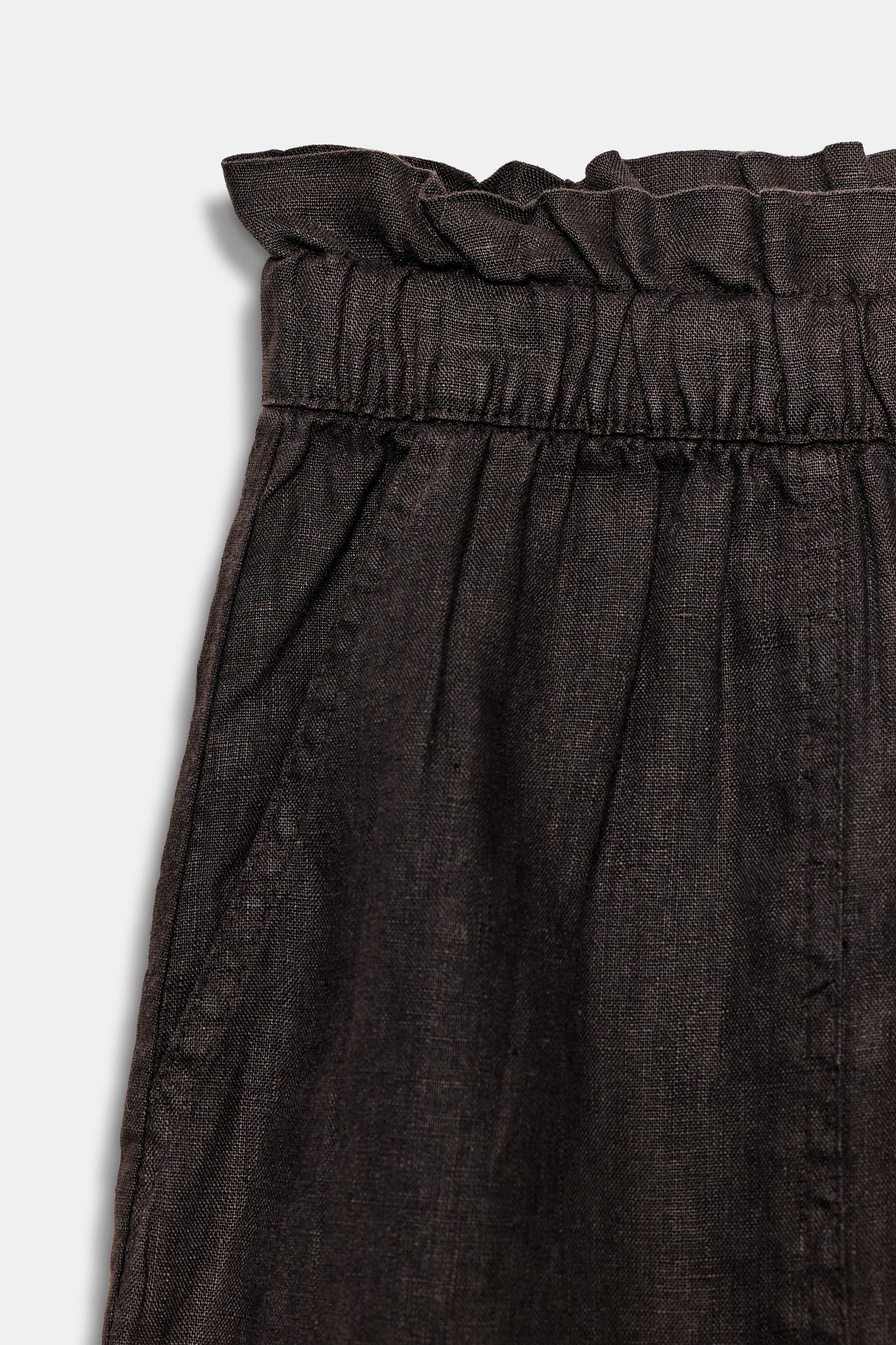 100% LINEN SHORTS ZW COLLECTION