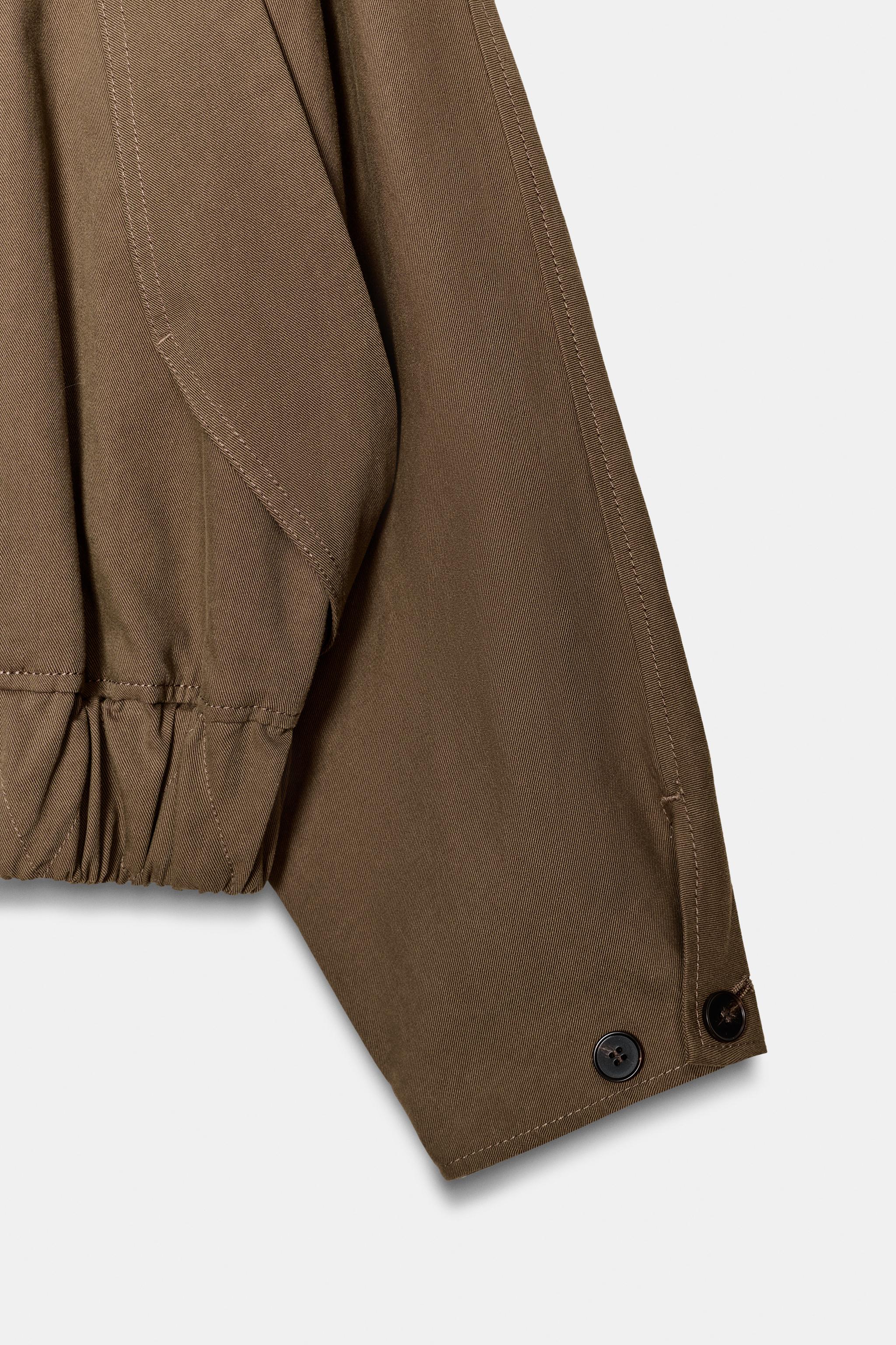BLOUSON COL MONTANT BAS ÉLASTIQUE