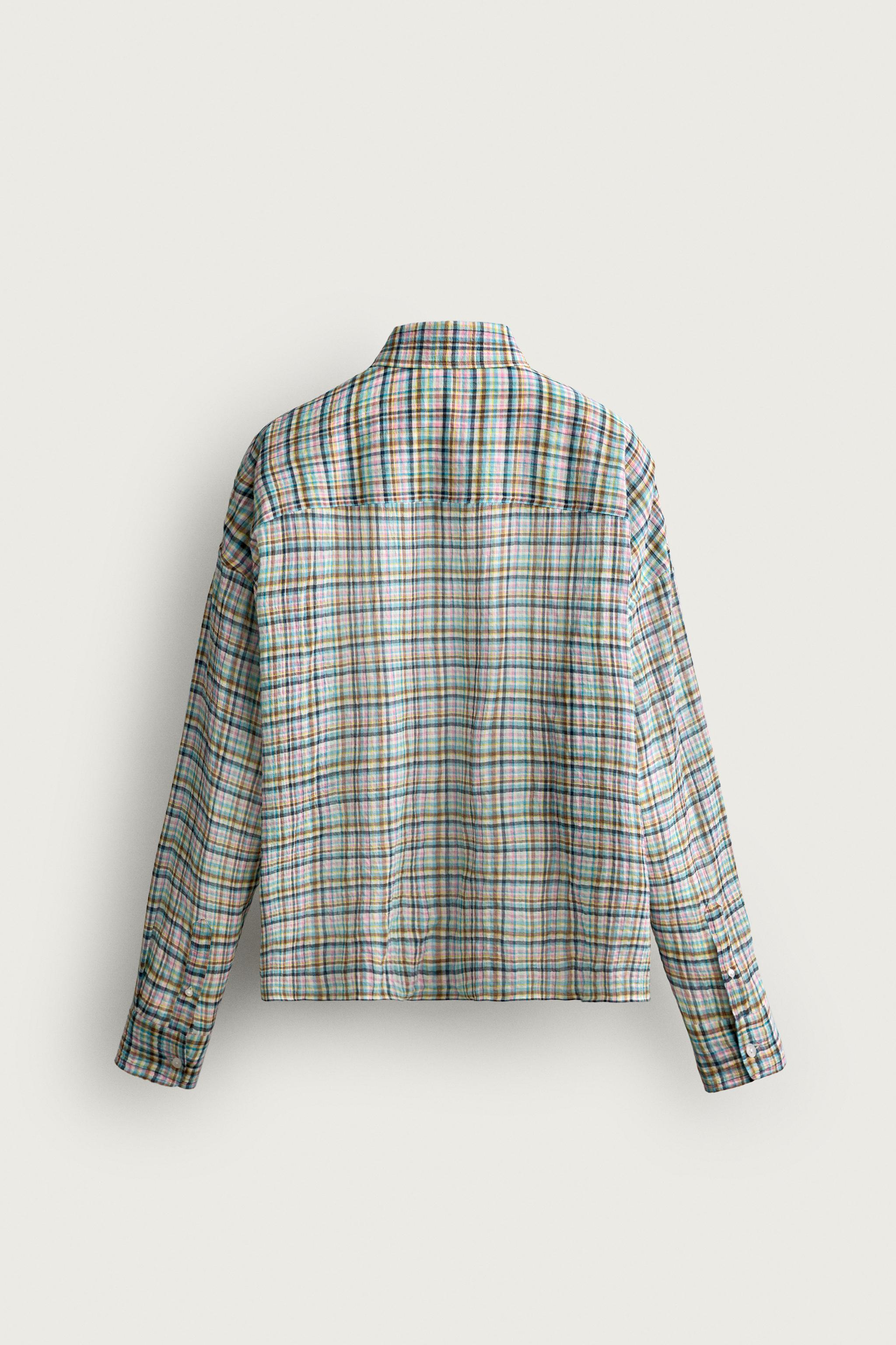PLAID RELAXED FIT SHIRT