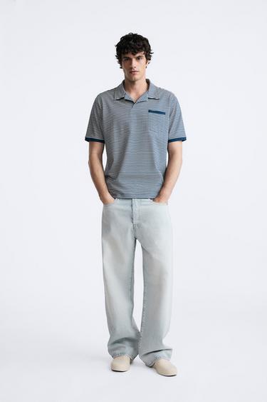POLO JACQUARD RAYAS - rayas de Zara - Imagen 0