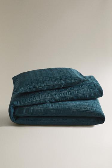 DĚTSKÝ PROUŽKOVANÝ PŘEHOZ SE STRUKTUROU - Modrá od Zara