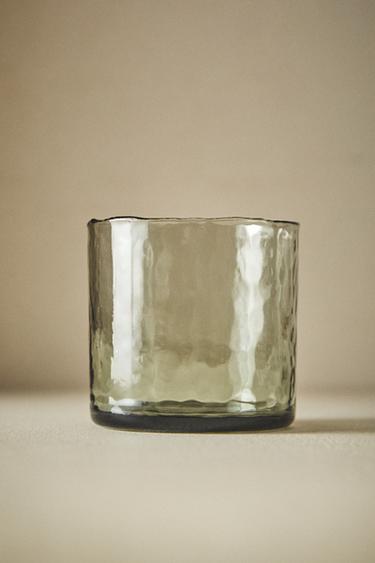 HAMMERED GLASS TUMBLER - Grey marl by Zara - Image 5