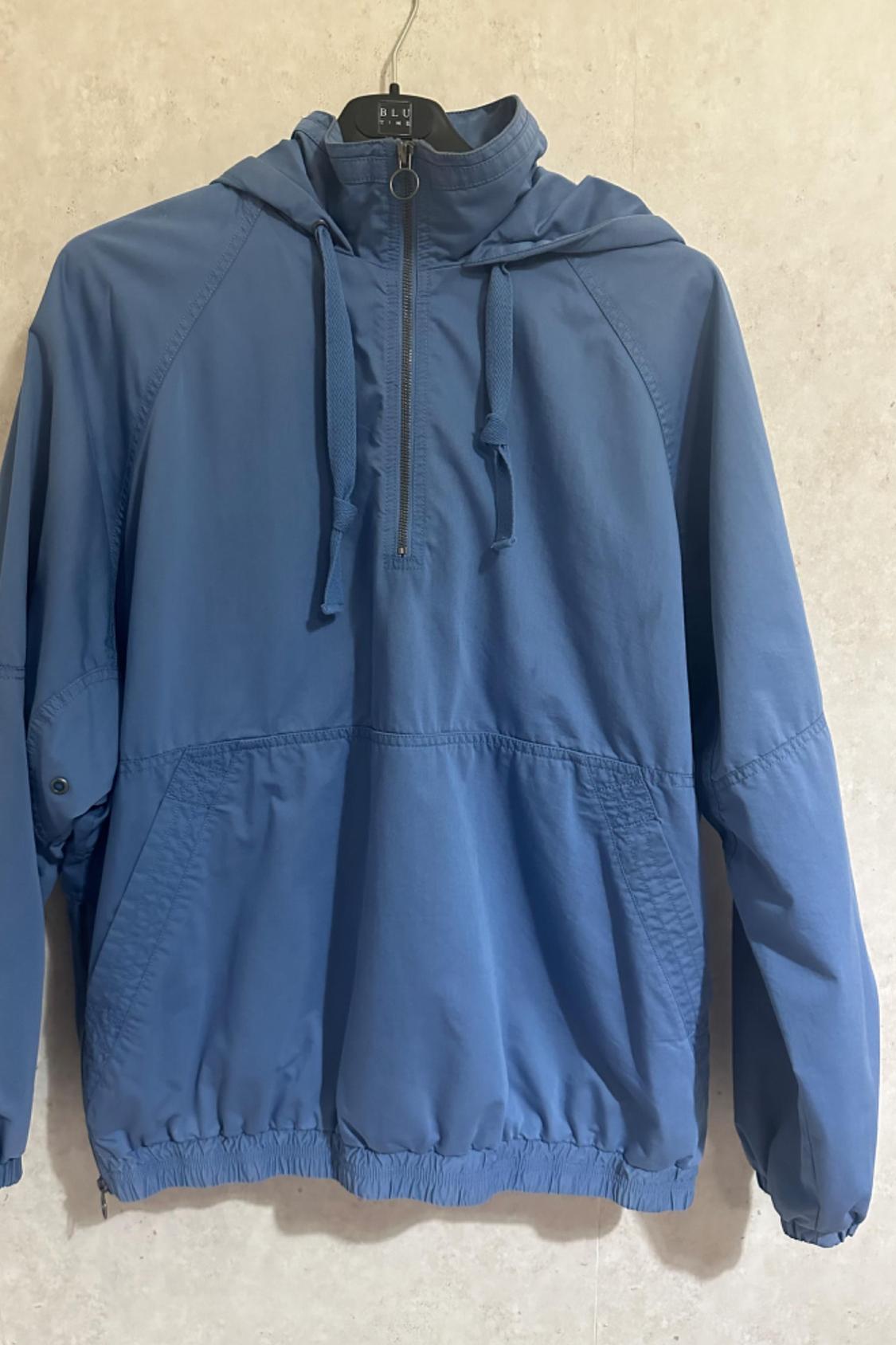COTTON BLEND POUCH POCKET PARKA