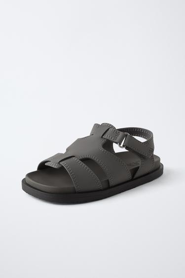 RUBBERISED SANDALS - Grey by Zara - Image 2