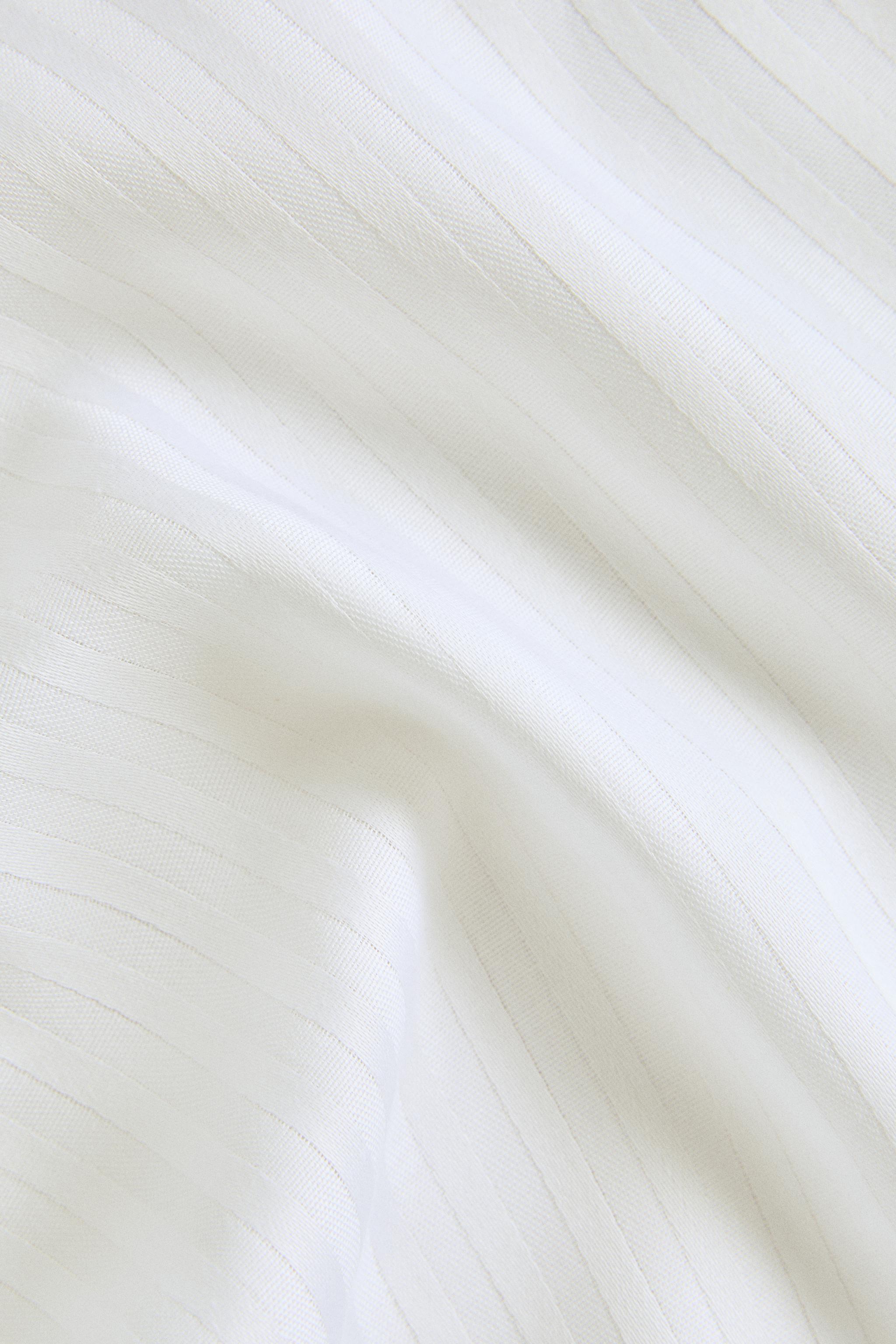 Zara STRIPED COTTON MATTRESS PROTECTOR — фото 3