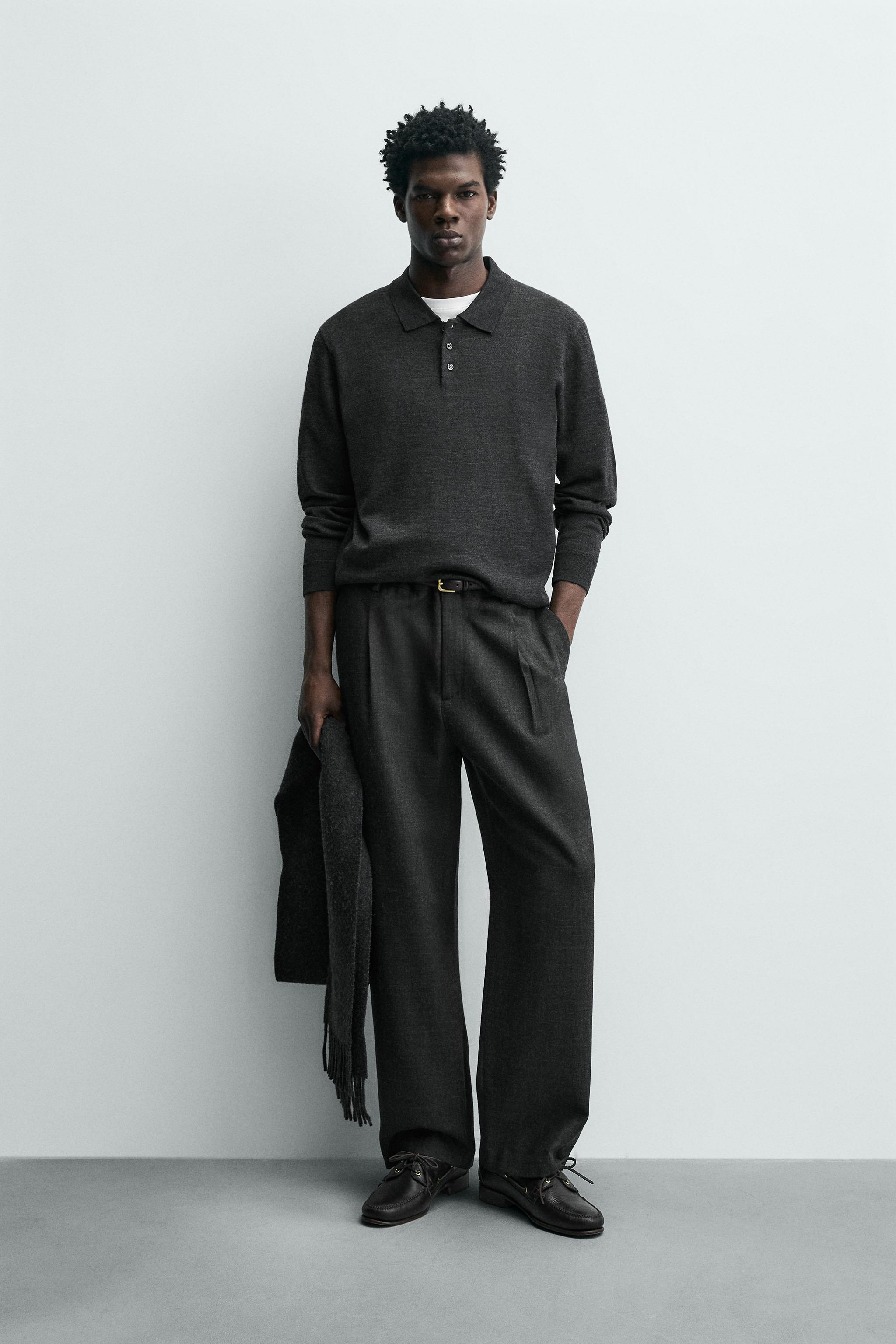 POLO EN MAILLE DE LAINE