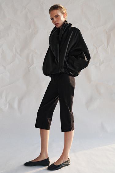 ZW COLLECTION QUILTED BOMBER JACKET - Black by Zara - Image 3