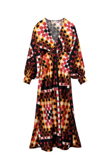 VESTIDO MIDI ESTAMPADO