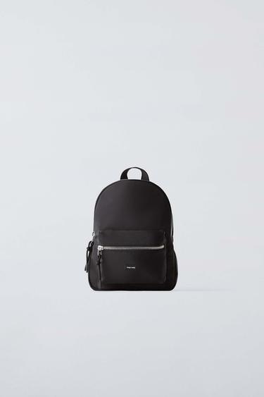 NYLON MINI BACKPACK - Black by Zara