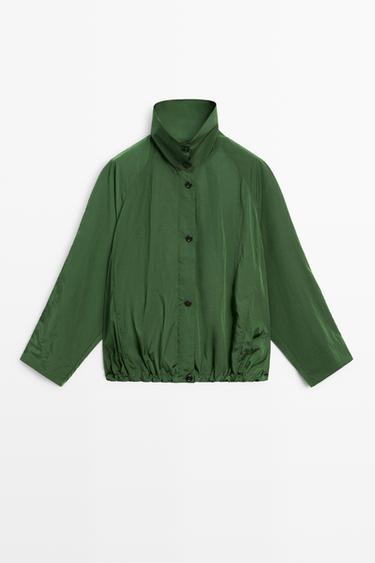 Technical bomber jacket — Mid-green 1