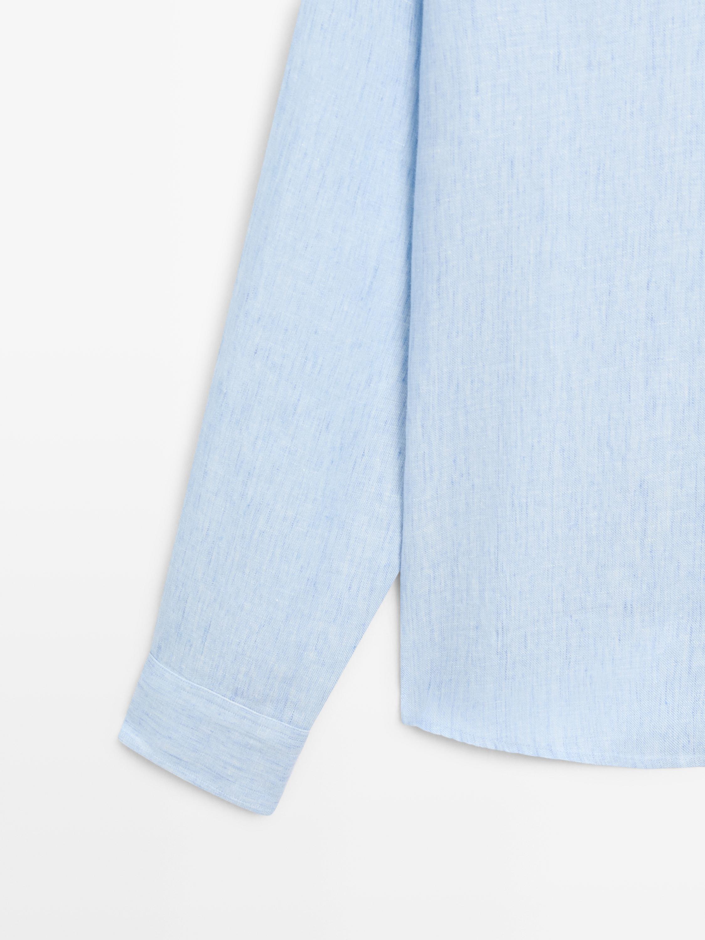 100% linen regular fit shirt