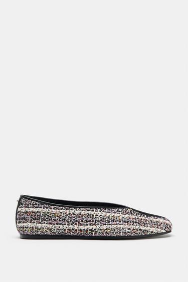 FABRIC BALLET FLATS — Multi-color 2