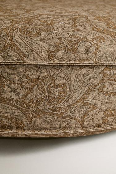 MORRIS & CO. HEMP AND COTTON PET FLOOR CUSHION - Mustard by Zara - Image 2