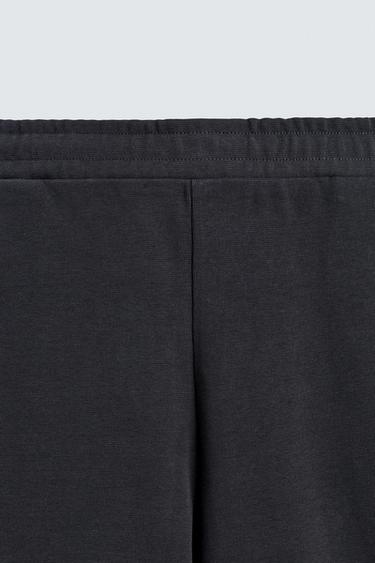 PANTALON JOGGER COUPE BALLON STRUCTURE CÔTELÉE - Bleu de Zara - Image 7