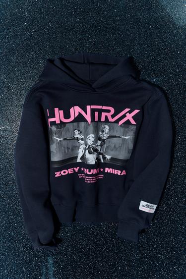 KPOP DEMON HUNTERS™ NETFLIX © PRINTED HOODIE - Anthracite grey by Zara