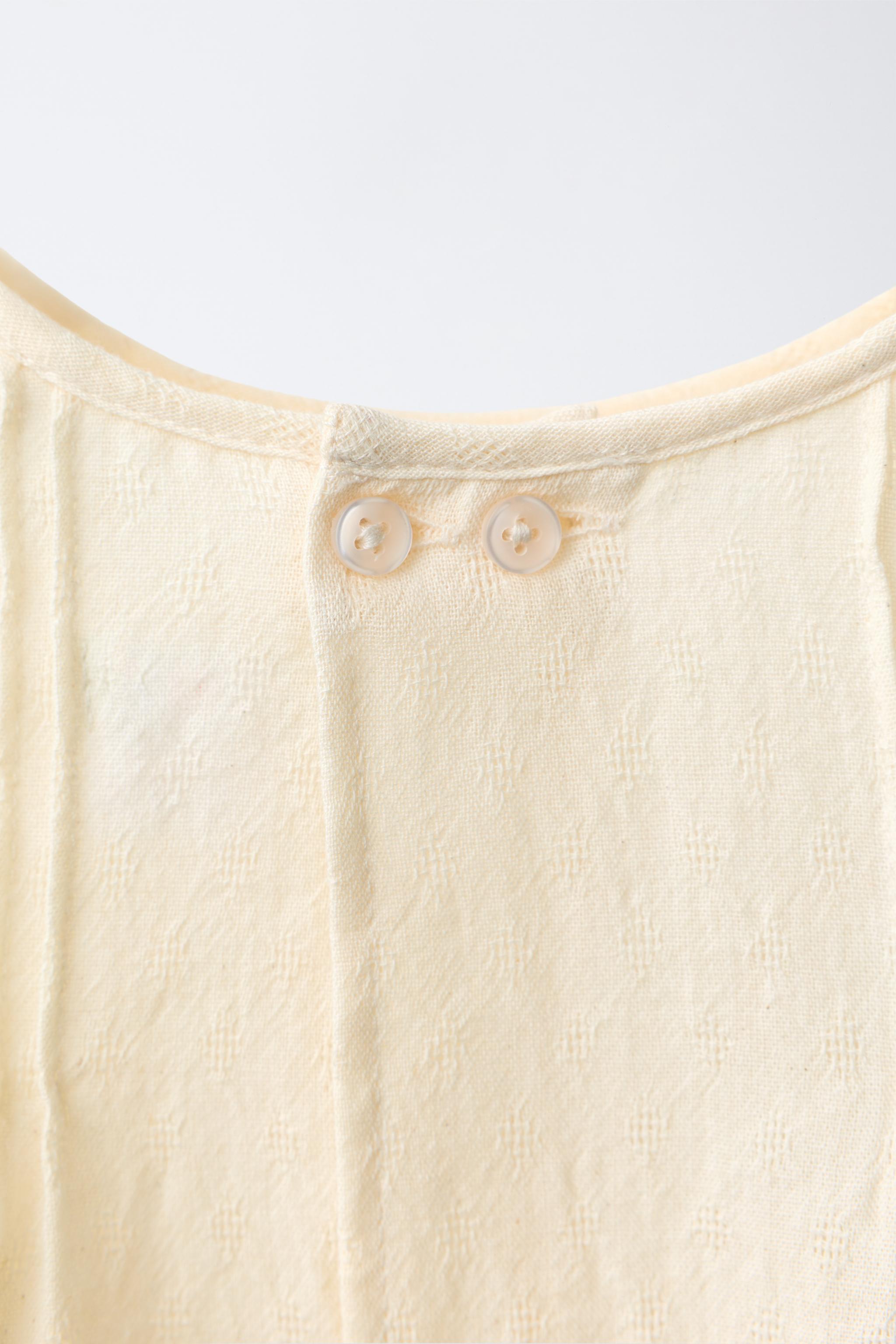 Детские рубашки Zara PINTUCK AND LACE SHIRT — фото 5
