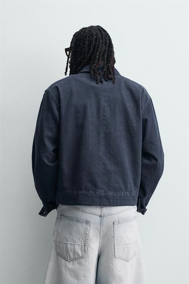 SURCHEMISE EN DENIM LÉGER - Indigo de Zara - Image 2