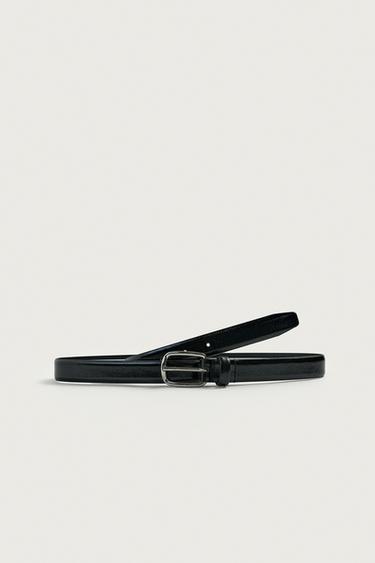 CINTURÓN PIEL AARON LEVINE X ZARA - Negro de Zara