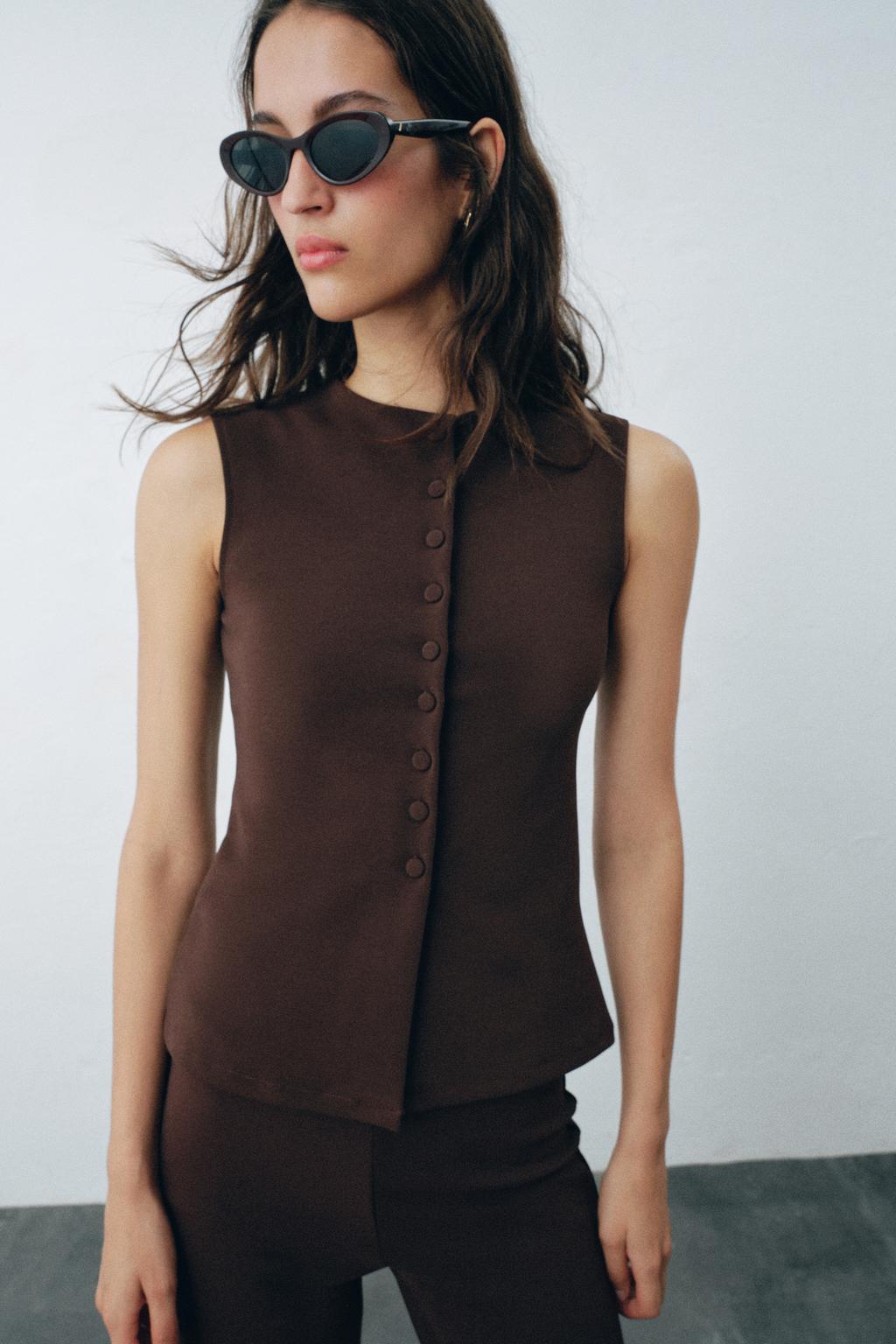 COVERED BUTTON WAISTCOAT