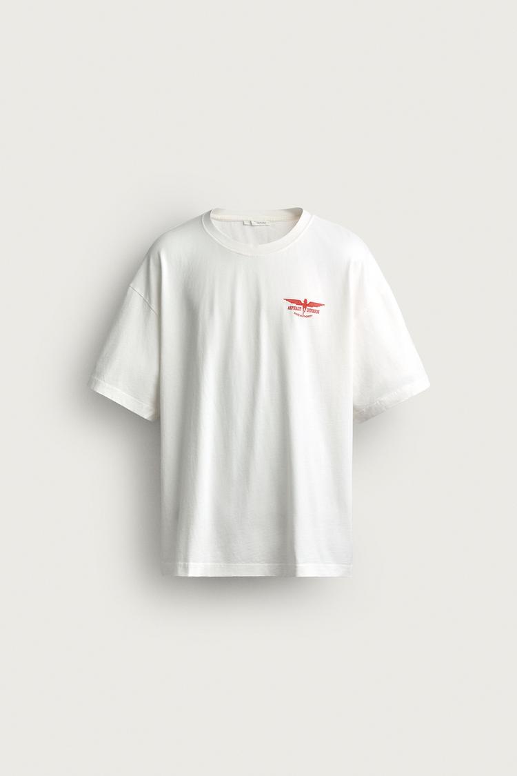 RELAXED FIT T-SHIRT WITH CONTRAST GRAPHICS