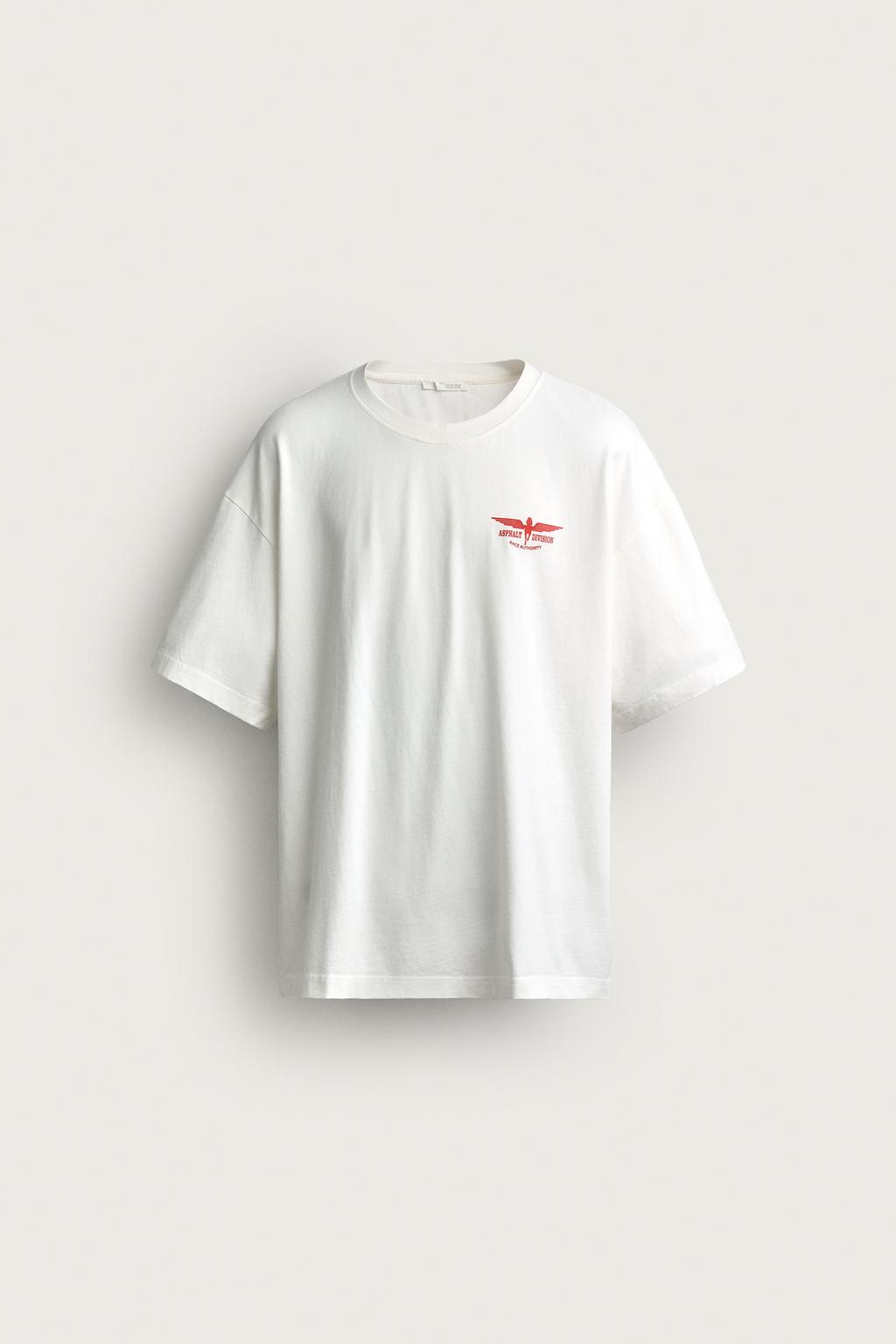 RELAXED FIT T-SHIRT WITH CONTRAST GRAPHICS