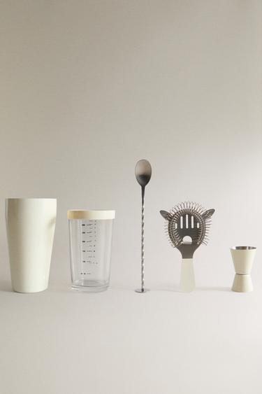 Zara 5-PIECE COCKTAIL SET - Cream - Image 0