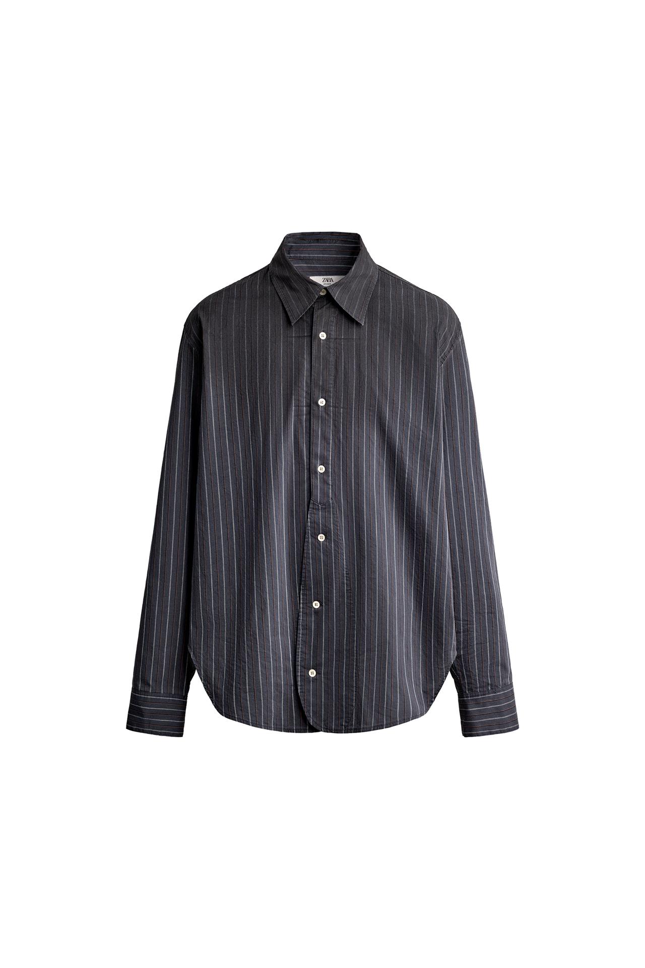 STRIPED RELAXED FIT SHIRT