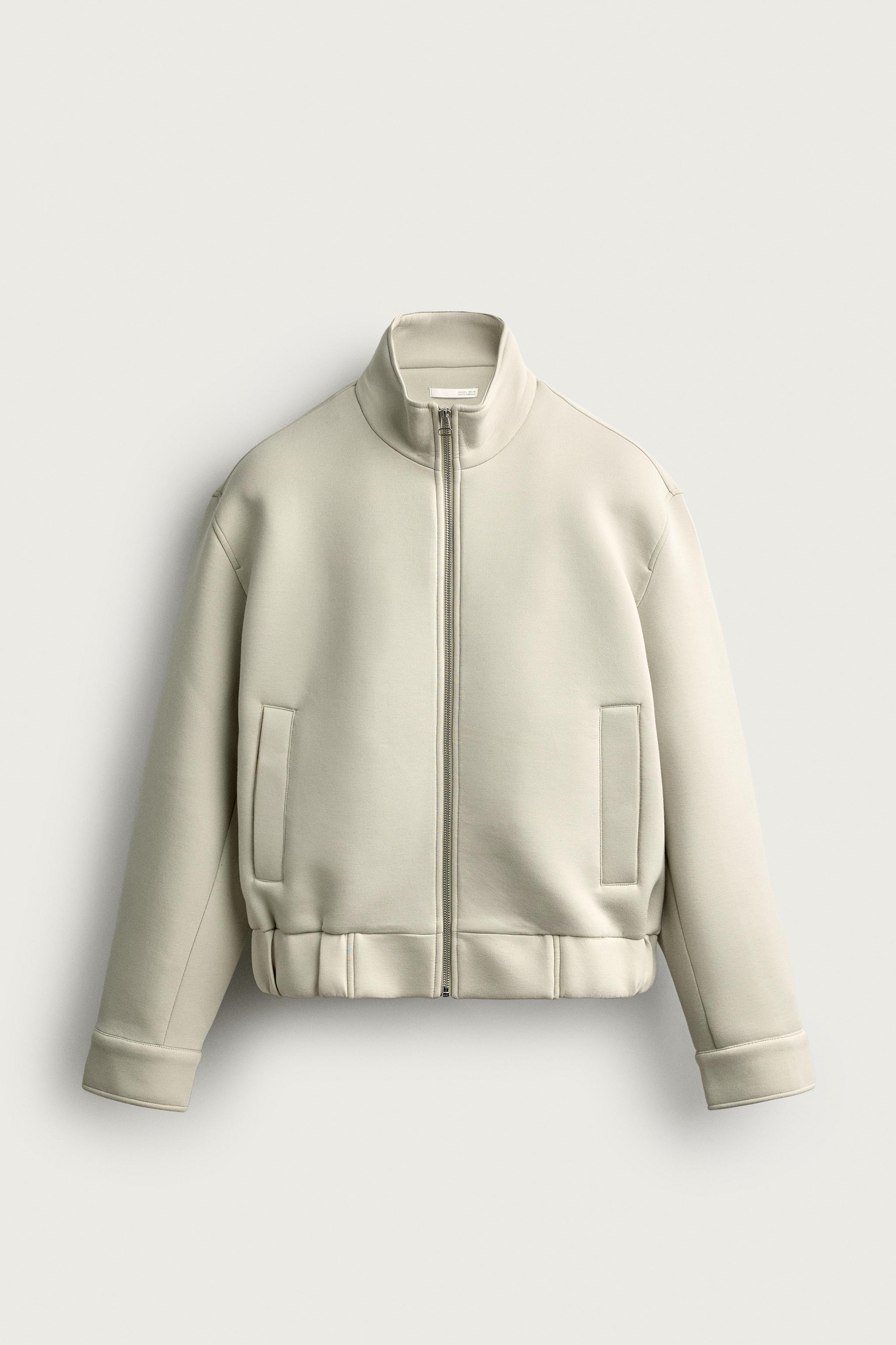RELAXED FIT TECHNICAL JACKET - Pistachio | ZARA United States