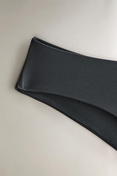 CULOTTE BEACH BIKINI BOTTOMS - Grey by Zara - Image 1