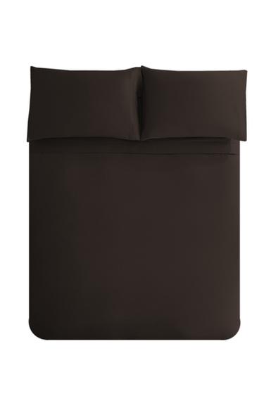 SATEEN DUVET COVER (300 THREAD COUNT) - Brown by Zara